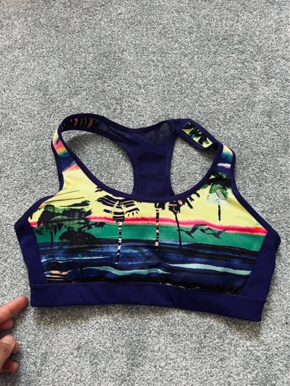 Adidas vintage crop top size S